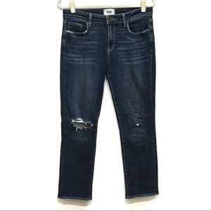 PAIGE BRIGITTE BOYFRIEND SLIM DISTRESSED JEANS